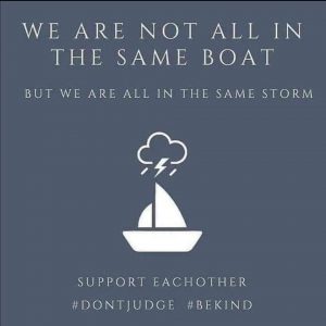 We are not all in the same boat